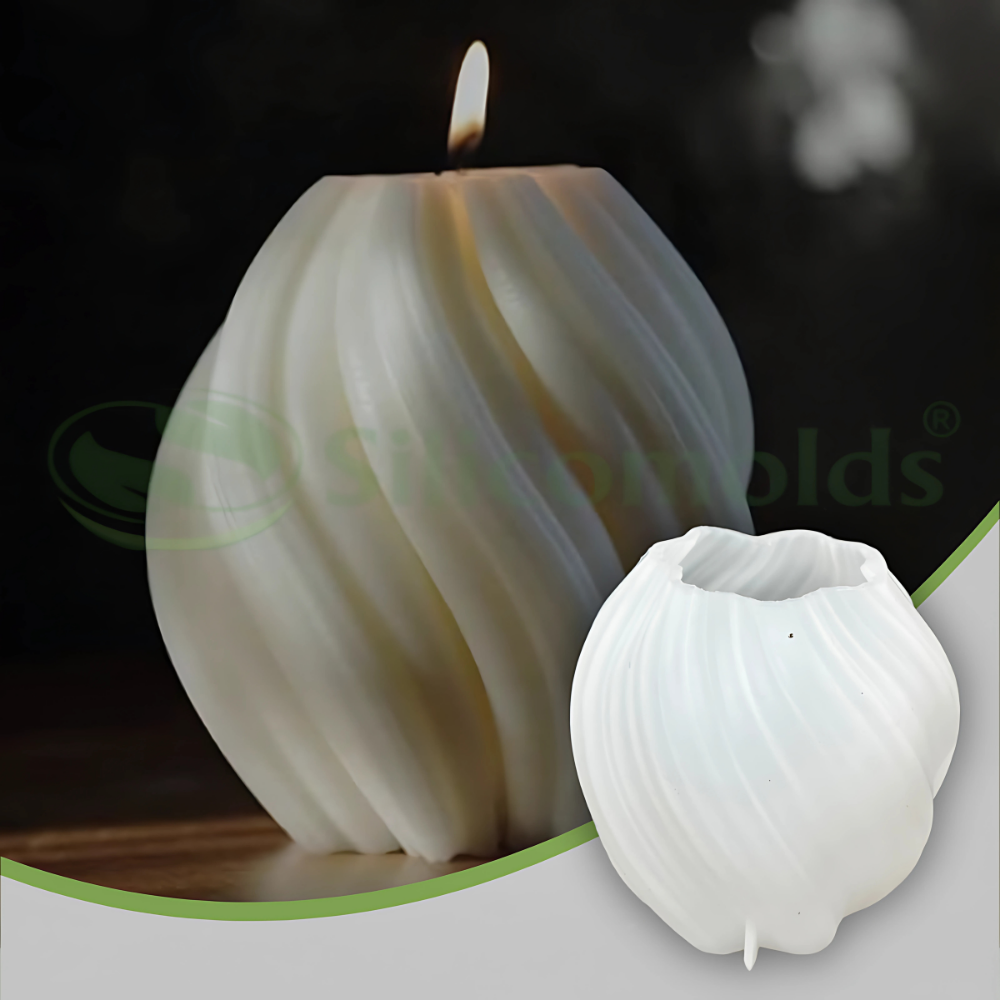 SILICOMOLDS-Screw Ball Candle Mold-CM039